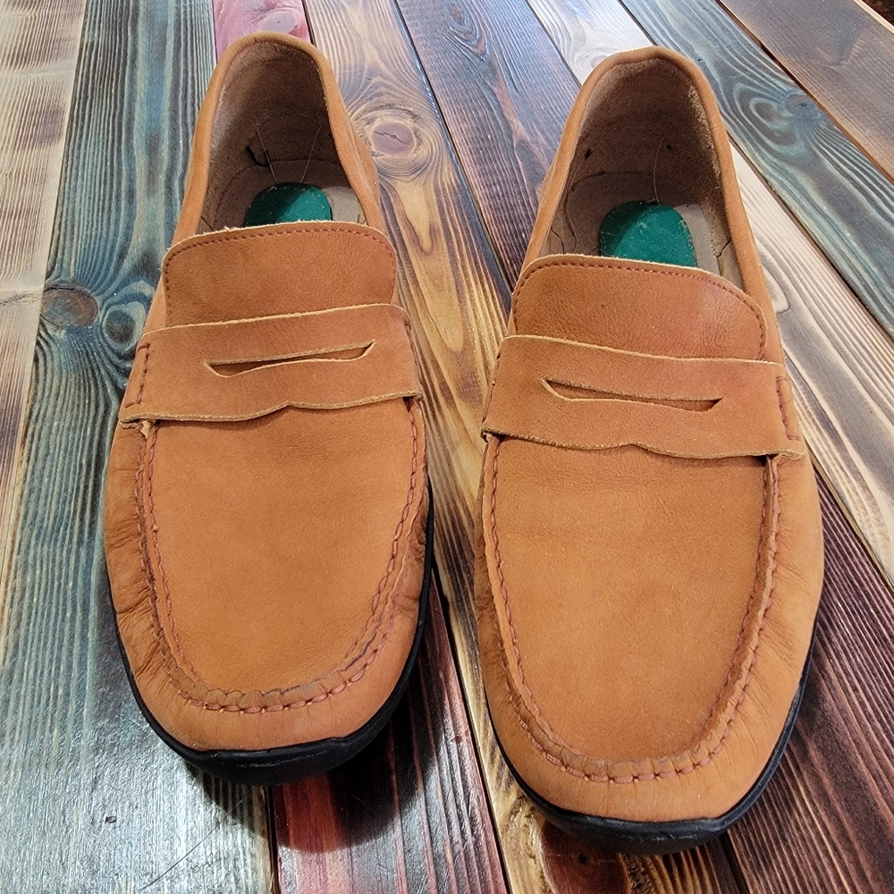 Samuel Hubbard Mens Size 12 Suede Loafers Drivers Slip Ons